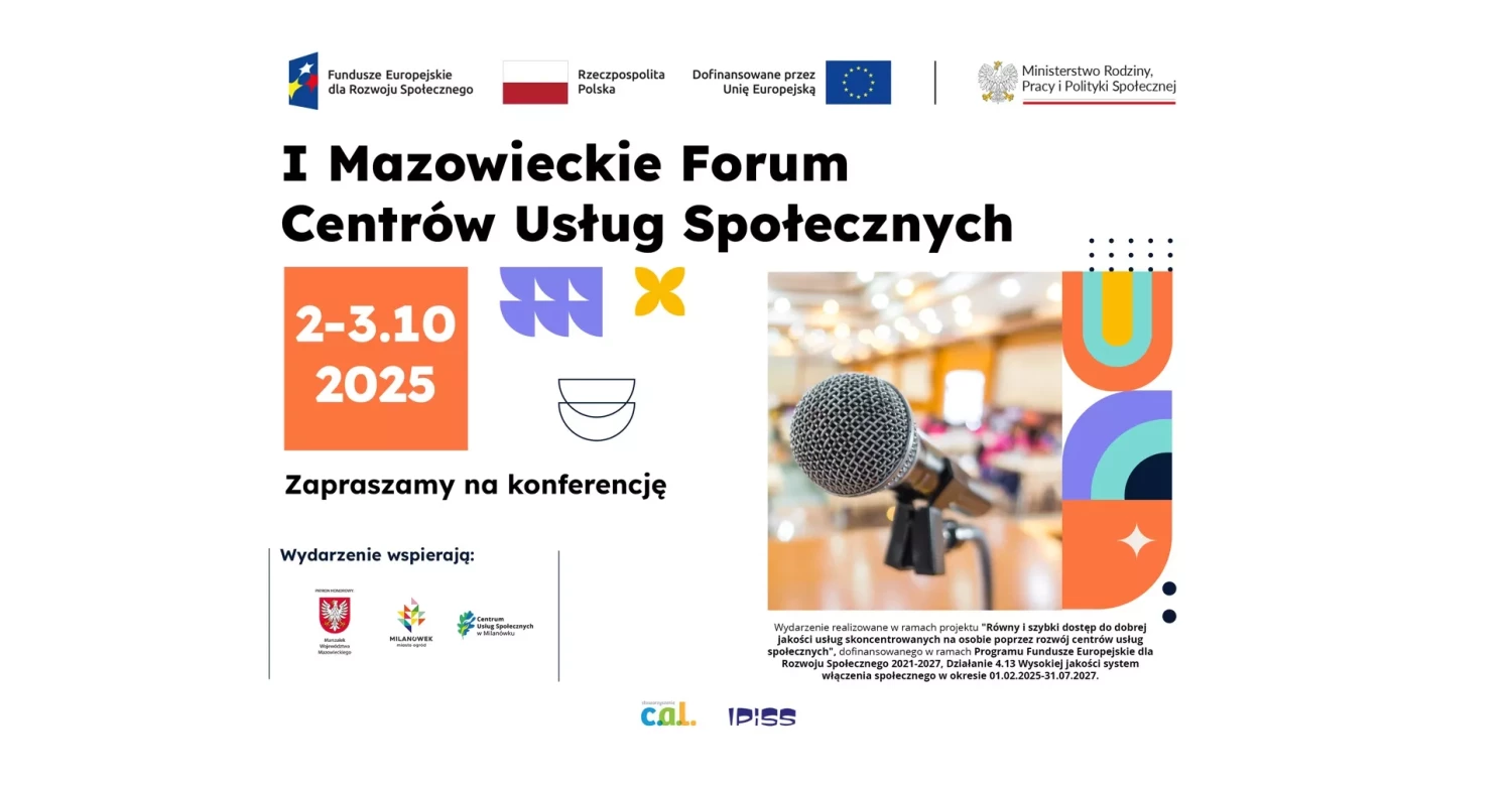 Zapraszamy do Milanówka na Mazowieckie Forum CUS